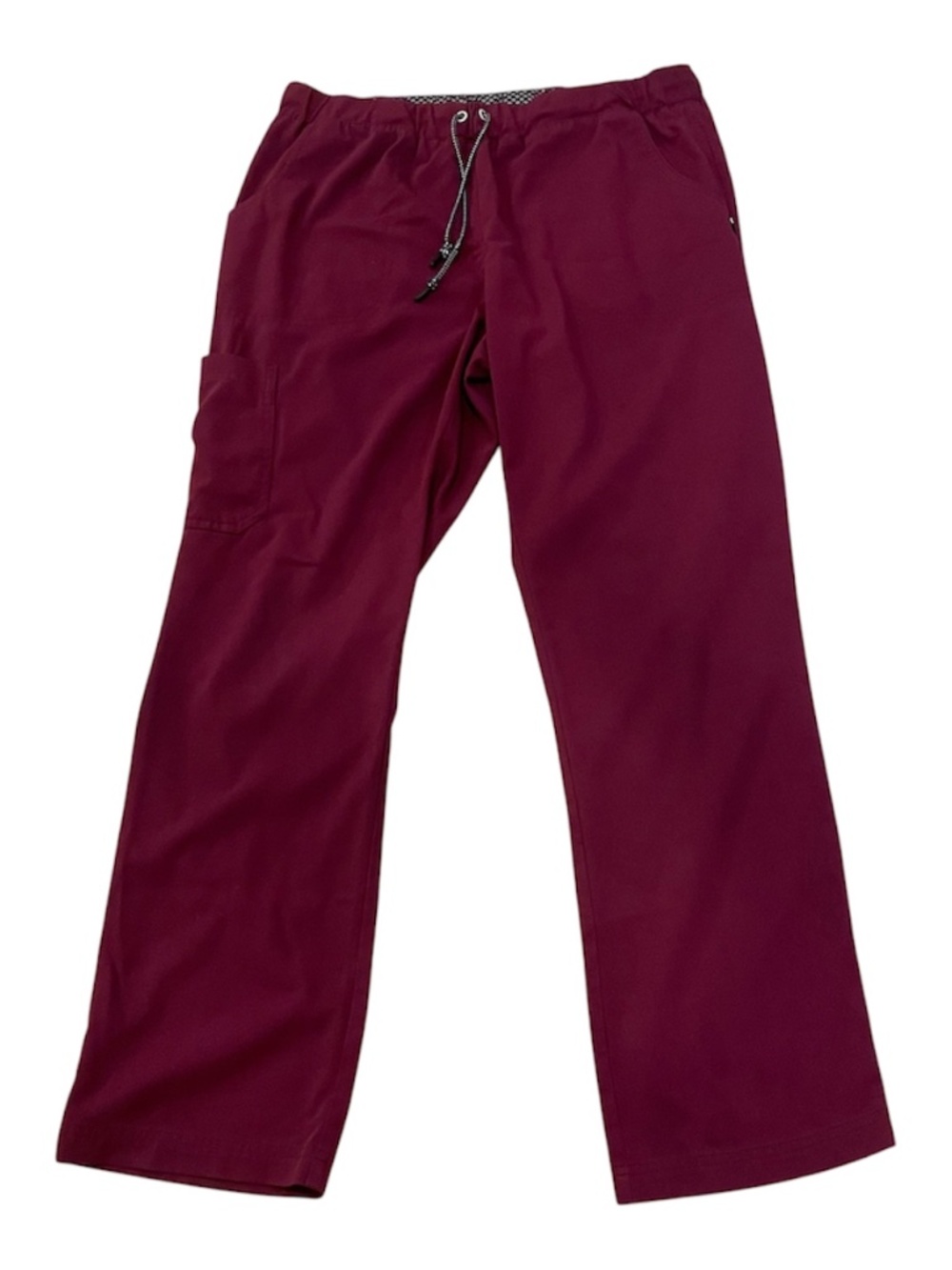 Beyond Scrubs Wine Scrub Pants Straight Leg Women’s M